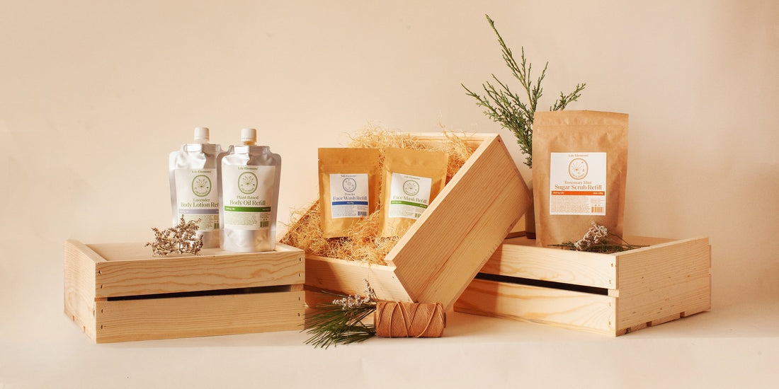 Life Elements Refillable Collection: Reducing our Carbon Footprint  - Life Elements