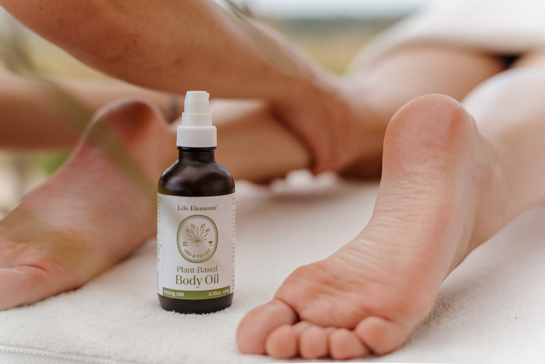 Plant-Based CBD Body Oil: Supple Skin and Pain Relief - Life Elements
