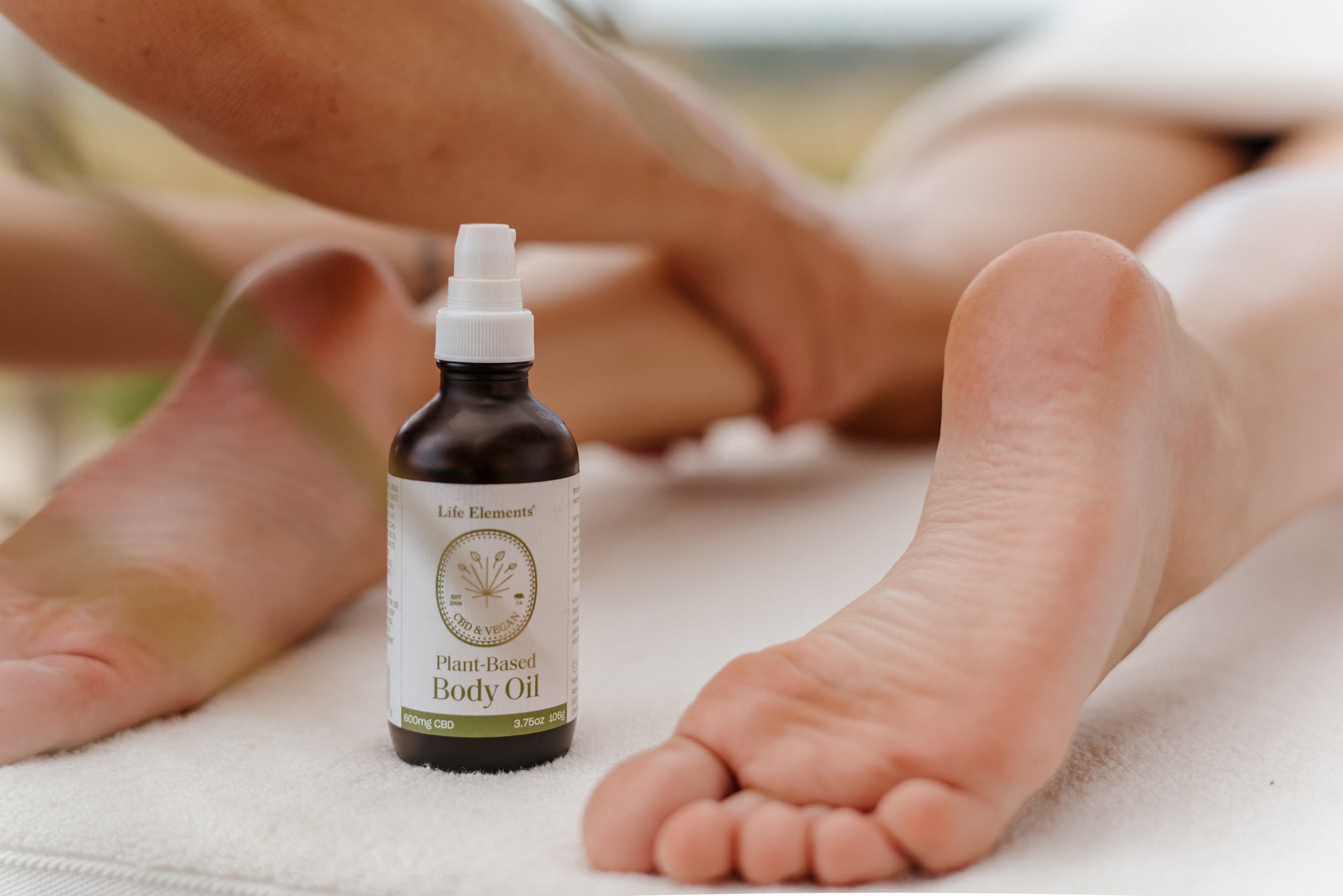 Plant-Based CBD Body Oil: Supple Skin and Pain Relief - Life Elements