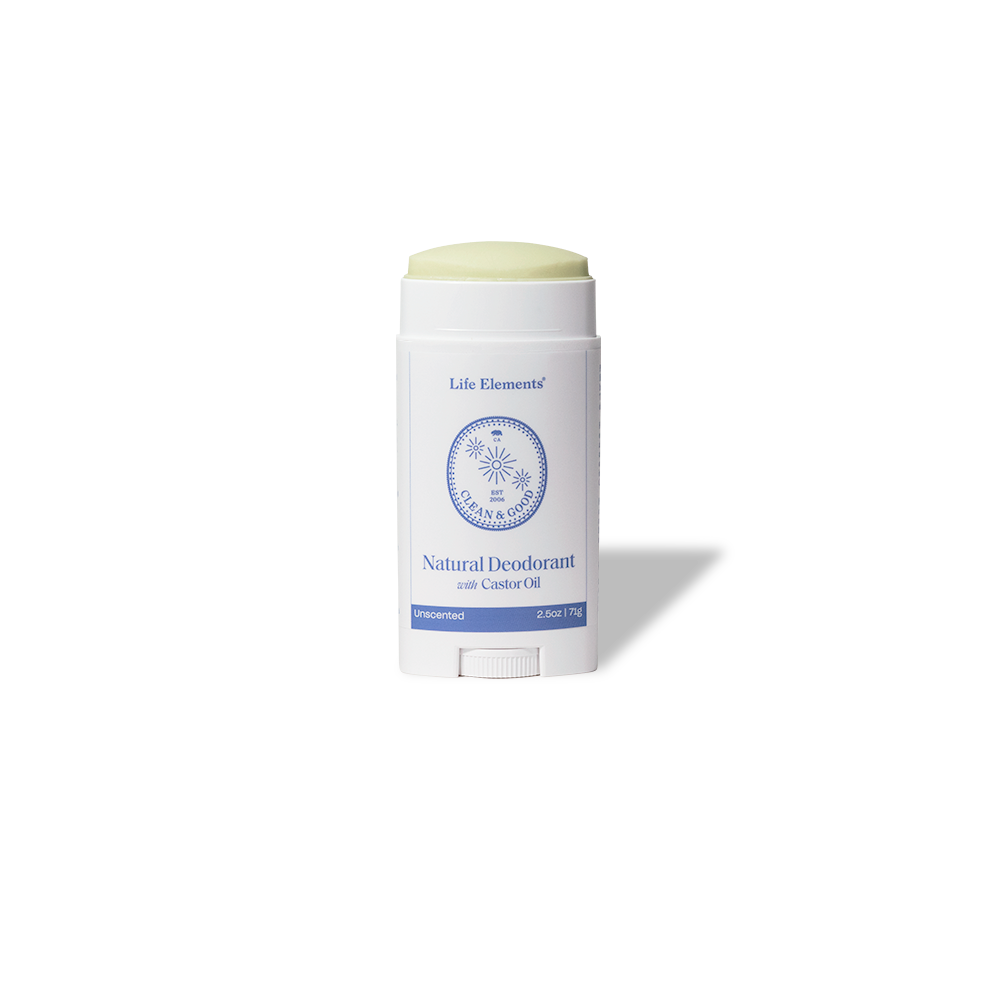 Natural Deodorant with Castor and Hemp Seed Oi