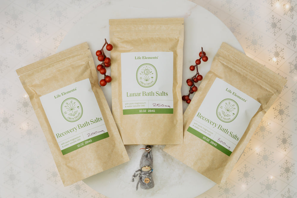 Magnesium and CBD Recovery Bath Salts