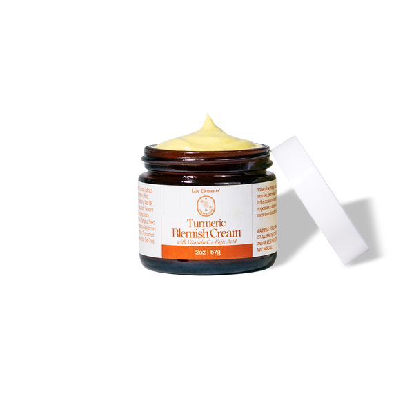 Jar of Turmeric Blemish Cream from Life Elements