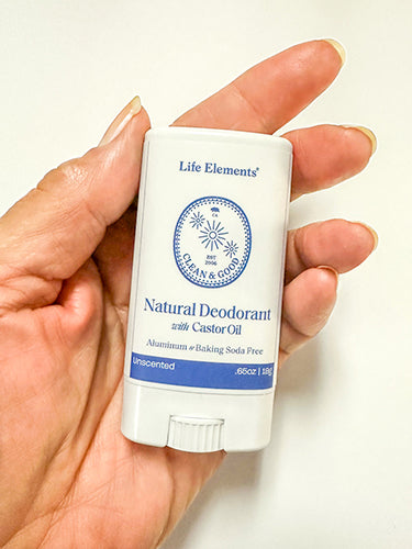 Castor Oil Deodorant | Natural, Non-Aluminum Deodorant by Life Elements