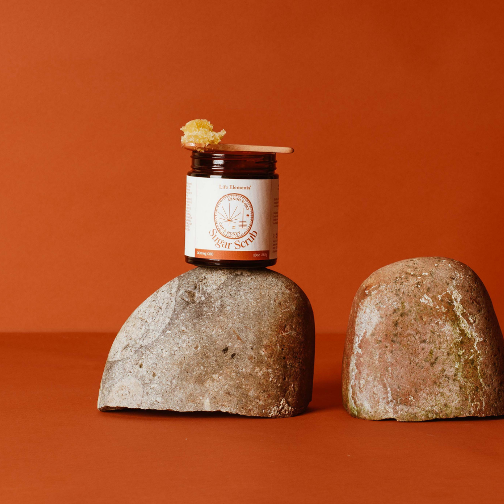 CBD Body Scrub with Natural Exfoliating Sugar