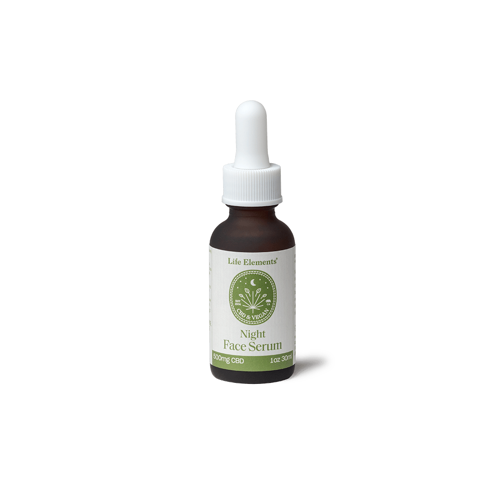 Night Face Serum | CBD Face Serum | Life Elements